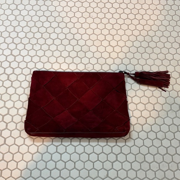 Loeffler Randall Suede Quilted Clutch - Picture 3 of 4